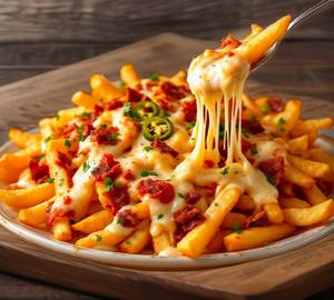 Cheese loaded fries