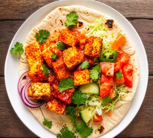 Cheese paneer shawarma [plate]