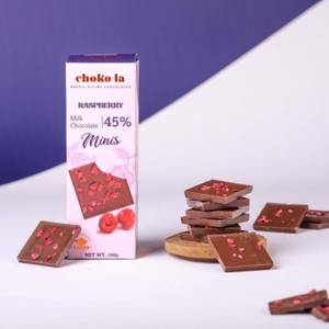 Choko La 45% Raspberry Chocolate Minis