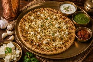 Paneer Lehsun Da Paratha