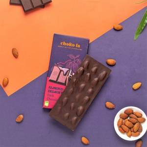 Almond Delight Dark Chocolate Bar
