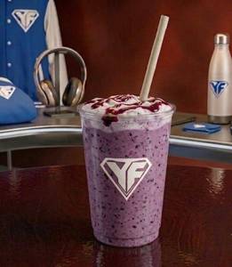 Blueberry milkshake