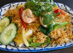 Thai Fried Rice Shrimps