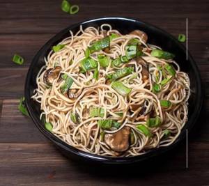 Mushroom Manchurian Noodles