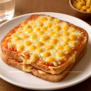 Corn Cheese Sandwich Pizza