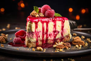 Pistachio Raspberry