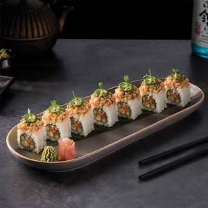 Crunchy Jalapeno Smoked Salmon Roll