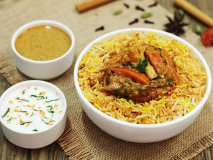 Mini Veg Hyderabadi Biryani