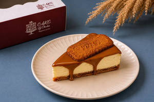 Lotus Biscoff Baked Cheesecake [1 Slice]
