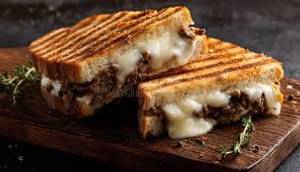 Grilled Mushroom & Cheese Sandwich