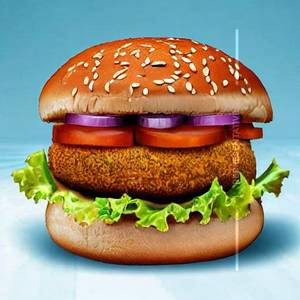 Classic Jain Veg Burger