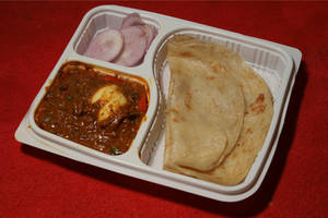 2 PC Kerala Parotta With Egg Masala