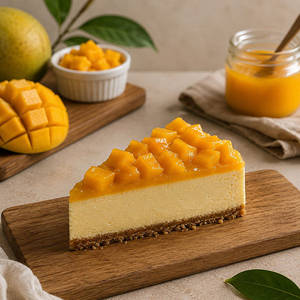 Mango Baked Cheesecake [1 Slice]