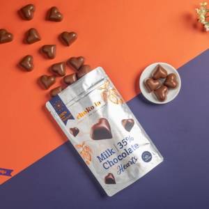 35% Milk Chocolate Hearts