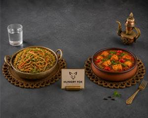 Veg Hakka Noodle + Chilly Paneer (gravy)