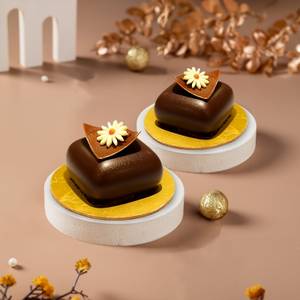 Eggless Coffee Caramel Pastry [Set of 2]