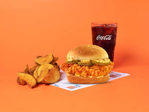 Spicy Big Mary Burger & Small Taters Meal