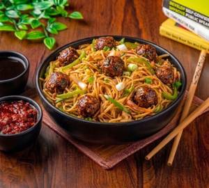 Veg Manchurian Noodles