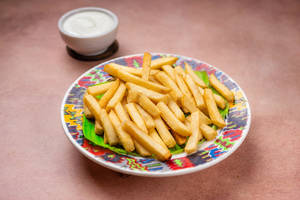 Potato Chips (upavas) With Sweet Dahi