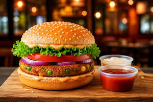 Hot Veg Burger