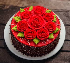 Bunch Of Rose Cake 500 G