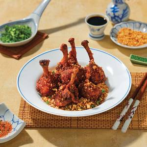 Devil's Chicken Lollipops