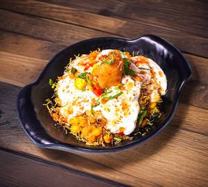 Dahi samosa chaat [1 plate]