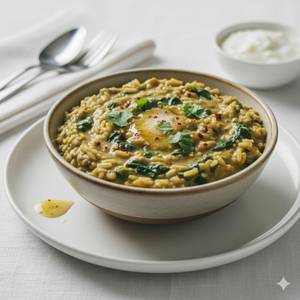 Palak Daal Khichdi