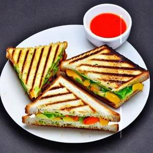 Veg. Grilled Sandwich [P]