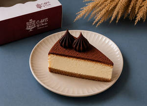 Coffee Baked Cheesecake [1 Slice]