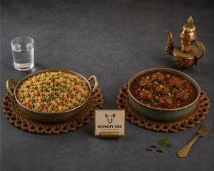 Veg Fried Rice + Veg Manchurian (gravy)