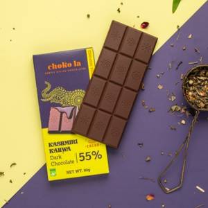 Kashmiri Kahwa Bar Dark Chocolate