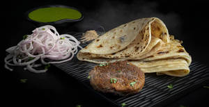 Veg Kebab With Mughlai Paratha