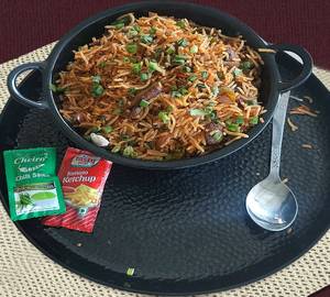 Schezwan Mushroom Fried Rice