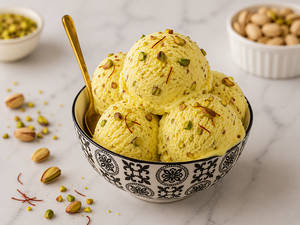 Kesar Pista Ice Cream