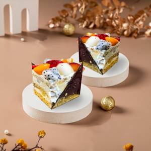 Eggless Fresh Fruit Pastry [Set of 2]