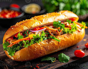 Veg Peri Peri Hot Dog