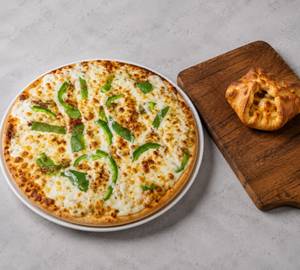 Capsicum Pizza + Paneer Zingy Parcel