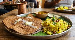 2 Butter Kali Dosa with Chitranna