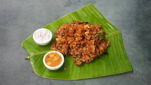 Mushroom Kothu Paratha