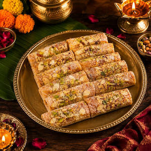 Dry Fruits Bellam Pootharekulu [10 Pieces]