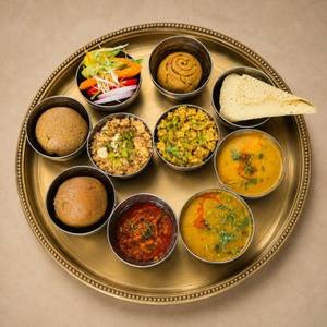 Dal, Bati, Churma Thali