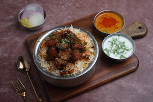Veg Manchurian Biryani