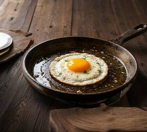 Egg Half Fry(half boil)