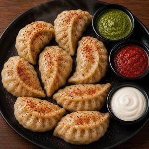Peri Peri Steam Momos