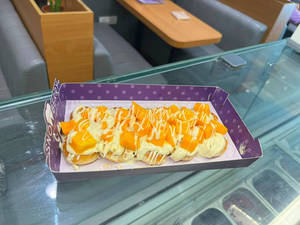 Mango Malai Pancakes