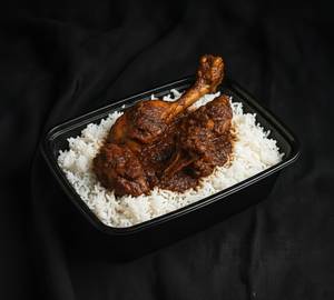Bihar's Dehati Ghee Chicken Rice Meal