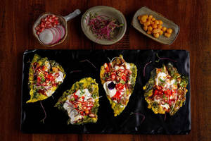 Crispy Palak Chaat