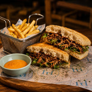 Texas BBQ Pulled Chicken Sandwich