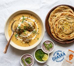 Malai Kofta Half With Two Lachha Paratha